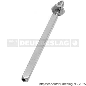 GPF Bouwbeslag AG0077 wisselstift excentrisch vast-draaibaar M10x35 mm 8x8x120 mm voor deurdikte 74 mm - R21008006 - afbeelding 1