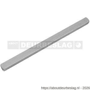 GPF Bouwbeslag AG0096 krukstift excentrisch 8x8x140 mm deurdikte 84 mm - R21006217 - afbeelding 1