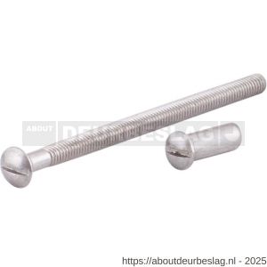 GPF Bouwbeslag AG0360 RVS patentbout met huls M4x65 mm voor deurdikte 63-68 mm RVS geborsteld - R21006230 - afbeelding 1