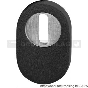 GPF Bouwbeslag AG0410.61 anti-kerntrek insert zwart voor kerntrekbeveiliging veiligheids schilden zwart-RVS geborsteld - R21008444 - afbeelding 1