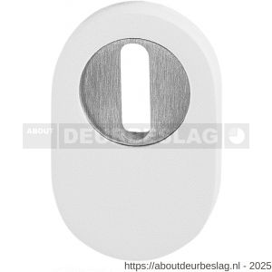 GPF Bouwbeslag AG0410.62 anti-kerntrek insert wit voor kerntrekbeveiliging veiligheids schilden wit-RVS geborsteld - R21008445 - afbeelding 1