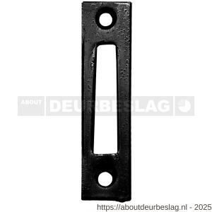 Kirkpatrick AK0110 kozijnplaat smeedijzer zwart - R21007647 - afbeelding 1