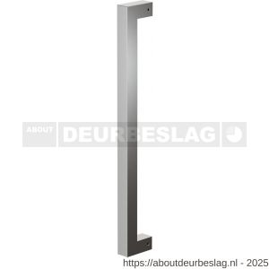 GPF Bouwbeslag RVS GPF3630.09 deurgreep GPF11 vierkant 22x300/278 mm hoogte 55 mm RVS geborsteld met enkel- en dubbelzijdige bevestiging - R21003244 - afbeelding 1