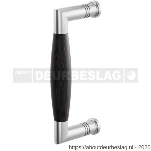 GPF Bouwbeslag RVS GPF4930.09B Ika deurgreep haaks 157x62/141 mm RVS geborsteld-ebben met enkel- en dubbelzijdige bevestiging GPF4 - R21003272 - afbeelding 1