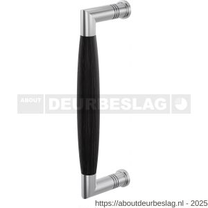 GPF Bouwbeslag RVS GPF4930.09C Ika deurgreep haaks 207x63/191 mm RVS geborsteld-ebben met enkel- en dubbelzijdige bevestiging GPF4 - R21003271 - afbeelding 1