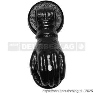 Kirkpatrick KP1239 deurklopper hand 165x70 mm smeedijzer zwart - R21000132 - afbeelding 1