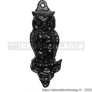 Kirkpatrick KP2623 deurklopper uil 101x38 mm smeedijzer zwart - R21000136 - afbeelding 1