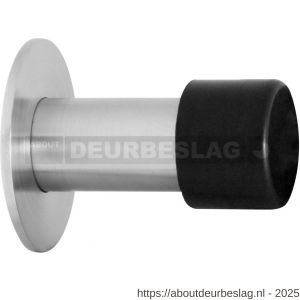 GPF Bouwbeslag RVS GPF0733.09 deurstopper rond 60x22/50 mm RVS geborsteld - R21008012 - afbeelding 1