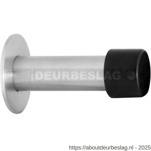 GPF Bouwbeslag RVS GPF0734.09 deurstopper rond 85x22/50 mm RVS geborsteld - R21008013 - afbeelding 1