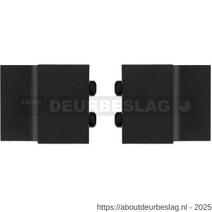 GPF Bouwbeslag ZwartWit GPF0578.61 deurstopper recht voor schuifdeursysteem Teho en Suuri zwart - R21008406 - afbeelding 1
