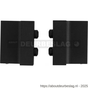 GPF Bouwbeslag ZwartWit GPF0580.61 deurstopper recht voor schuifdeursysteem zwart - R21007917 - afbeelding 1