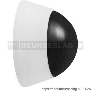 GPF Bouwbeslag ZwartWit GPF8724.62 deurstopper rond 37,5x25 mm wit - R21006873 - afbeelding 1