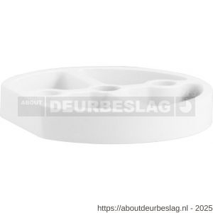 GPF Bouwbeslag ZwartWit GPF8731.62 verhogingsschijf voor GPF8730.62 rond 10x64 mm wit - R21006877 - afbeelding 1
