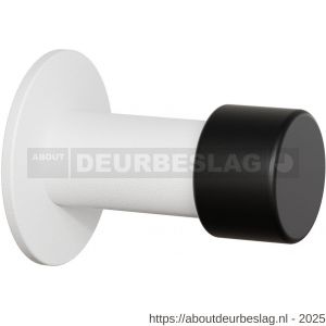 GPF Bouwbeslag ZwartWit GPF8733.62 deurstopper rond 60x22/50 mm wit - R21008848 - afbeelding 1