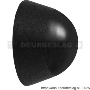 GPF Bouwbeslag ZwartWit GPF8724.61 deurstopper rond 37,5x25 mm zwart - R21006867 - afbeelding 1