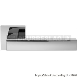 GPF Bouwbeslag RVS GPF1302.49-02 Zaki+ deurkruk op vierkant rozet 50x50x8 mm RVS gepolijst - R21013828 - afbeelding 1