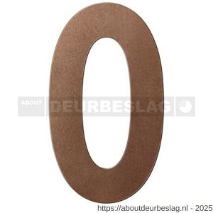 GPF Bouwbeslag Anastasius GPF9800.A2.0150-0 huisnummer 0 150 mm Bronze blend - R21010903 - afbeelding 1
