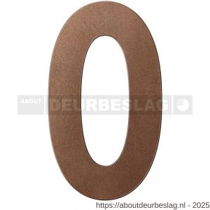 GPF Bouwbeslag Anastasius GPF9800.A2.0200-0 huisnummer 0 200 mm L Bronze blend - R21010915 - afbeelding 1