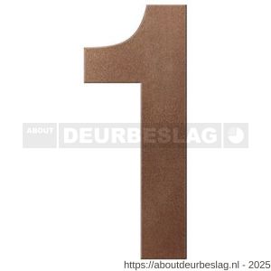 GPF Bouwbeslag Anastasius GPF9800.A2.0150-1 huisnummer 1 150 mm Bronze blend - R21010904 - afbeelding 1