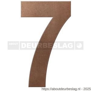 GPF Bouwbeslag Anastasius GPF9800.A2.0150-7 huisnummer 7 150 mm Bronze blend - R21010910 - afbeelding 1