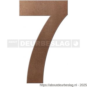 GPF Bouwbeslag Anastasius GPF9800.A2.0400-7 huisnummer 7 400 mm XXL Bronze blend - R21010942 - afbeelding 1