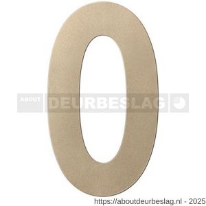 GPF Bouwbeslag Anastasius GPF9800.A4.0150-0 huisnummer 0 150 mm Champagne blend - R21010991 - afbeelding 1
