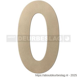 GPF Bouwbeslag Anastasius GPF9800.A4.0200-0 huisnummer 0 200 mm L Champagne blend - R21011003 - afbeelding 1