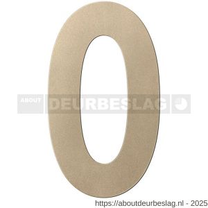 GPF Bouwbeslag Anastasius GPF9800.A4.0250-0 huisnummer 0 250 mm XL Champagne blend - R21011013 - afbeelding 1