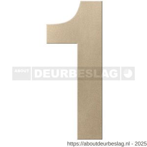 GPF Bouwbeslag Anastasius GPF9800.A4.0200-1 huisnummer 1 200 mm L Champagne blend - R21011004 - afbeelding 1