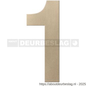 GPF Bouwbeslag Anastasius GPF9800.A4.0250-1 huisnummer 1 250 mm XL Champagne blend - R21011014 - afbeelding 1
