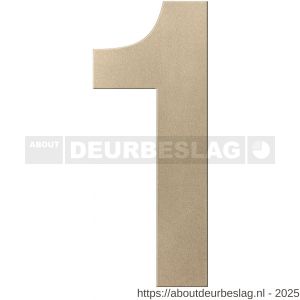 GPF Bouwbeslag Anastasius GPF9800.A4.0400-1 huisnummer 1 400 mm XXL Champagne blend - R21011024 - afbeelding 1