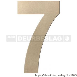 GPF Bouwbeslag Anastasius GPF9800.A4.0200-7 huisnummer 7 200 mm L Champagne blend - R21011010 - afbeelding 1