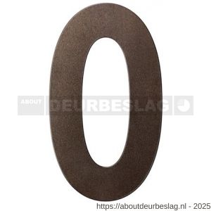 GPF Bouwbeslag Anastasius GPF9800.A1.0150-0 huisnummer 0 150 mm Dark blend - R21010859 - afbeelding 1