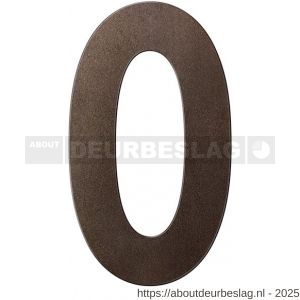 GPF Bouwbeslag Anastasius GPF9800.A1.0200-0 huisnummer 0 200 mm L Dark blend - R21010871 - afbeelding 1