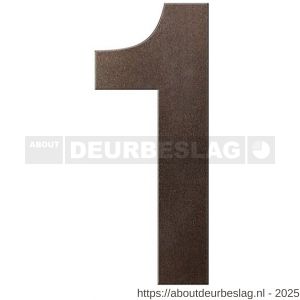 GPF Bouwbeslag Anastasius GPF9800.A1.0200-1 huisnummer 1 200 mm L Dark blend - R21010872 - afbeelding 1