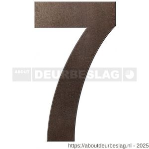 GPF Bouwbeslag Anastasius GPF9800.A1.0200-7 huisnummer 7 200 mm L Dark blend - R21010878 - afbeelding 1