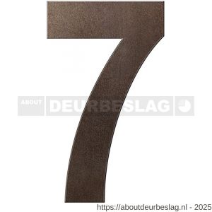 GPF Bouwbeslag Anastasius GPF9800.A1.0250-7 huisnummer 7 250 mm XL Dark blend - R21010888 - afbeelding 1