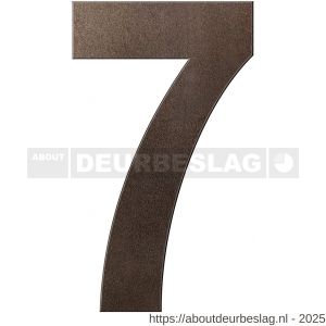 GPF Bouwbeslag Anastasius GPF9800.A1.0400-7 huisnummer 7 400 mm XXL Dark blend - R21010898 - afbeelding 1