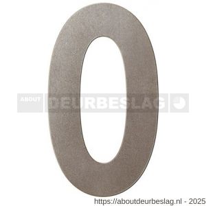 GPF Bouwbeslag Anastasius GPF9800.A3.0150-0 huisnummer 0 150 mm Mocca blend - R21010947 - afbeelding 1