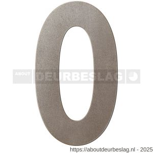 GPF Bouwbeslag Anastasius GPF9800.A3.0250-0 huisnummer 0 250 mm XL Mocca blend - R21010969 - afbeelding 1