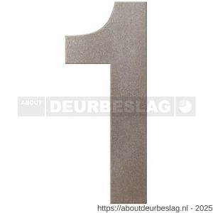 GPF Bouwbeslag Anastasius GPF9800.A3.0150-1 huisnummer 1 150 mm Mocca blend - R21010948 - afbeelding 1