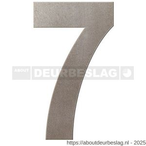 GPF Bouwbeslag Anastasius GPF9800.A3.0150-7 huisnummer 7 150 mm Mocca blend - R21010954 - afbeelding 1
