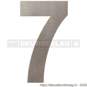 GPF Bouwbeslag Anastasius GPF9800.A3.0200-7 huisnummer 7 200 mm L Mocca blend - R21010966 - afbeelding 1