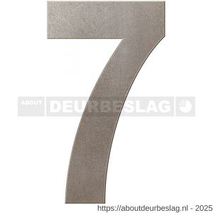 GPF Bouwbeslag Anastasius GPF9800.A3.0250-7 huisnummer 7 250 mm XL Mocca blend - R21010976 - afbeelding 1