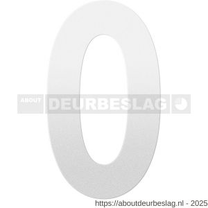 GPF Bouwbeslag ZwartWit GPF9800.62.0400-0 huisnummer 0 400 mm XXL wit - R21010847 - afbeelding 1
