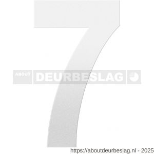 GPF Bouwbeslag ZwartWit GPF9800.62.0400-7 huisnummer 7 400 mm XXL wit - R21010854 - afbeelding 1