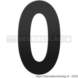 GPF Bouwbeslag ZwartWit GPF9800.61.0150-0 huisnummer 0 150 mm zwart - R21010771 - afbeelding 1
