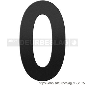 GPF Bouwbeslag ZwartWit GPF9800.61.0200-0 huisnummer 0 200 mm L zwart - R21010783 - afbeelding 1