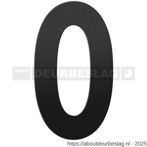 GPF Bouwbeslag ZwartWit GPF9800.61.0250-0 huisnummer 0 250 mm XL zwart - R21010793 - afbeelding 1