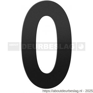 GPF Bouwbeslag ZwartWit GPF9800.61.0400-0 huisnummer 0 400 mm XXL zwart - R21010803 - afbeelding 1